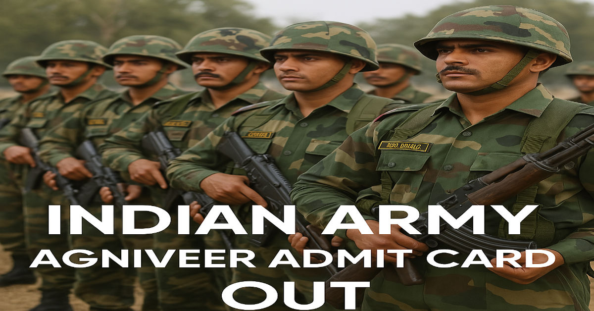 indian army agniveer admit card out