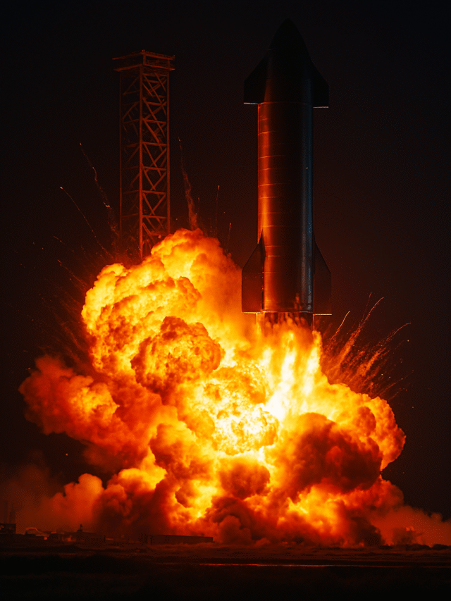 SpaceX Starship Explodes During Test at Texas Starbase Site
